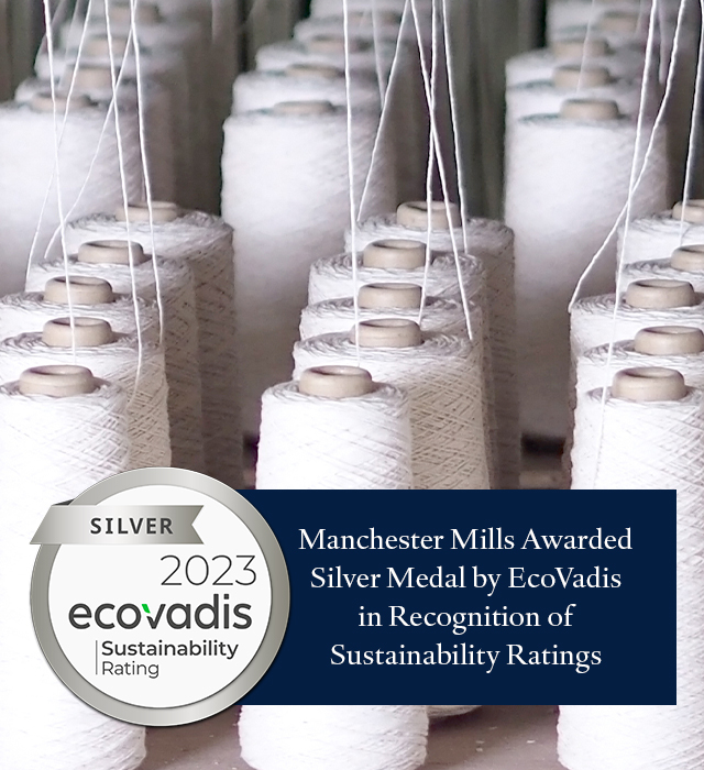 Manchester Mills awarded the Silver Medal by EcoVadis